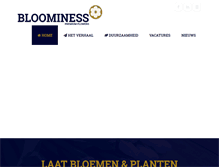 Tablet Screenshot of bloominess.nl